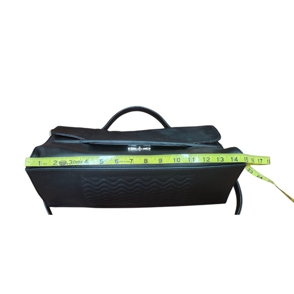 Zanellato Nina Tote Leather Shoulder Bag Satchel Minimalist Zip Compartments - Picture 15 of 16